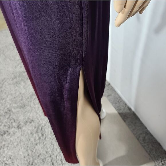 Alex Ombre Shimmering Evening Gown With Jacket - Picture 9 of 11